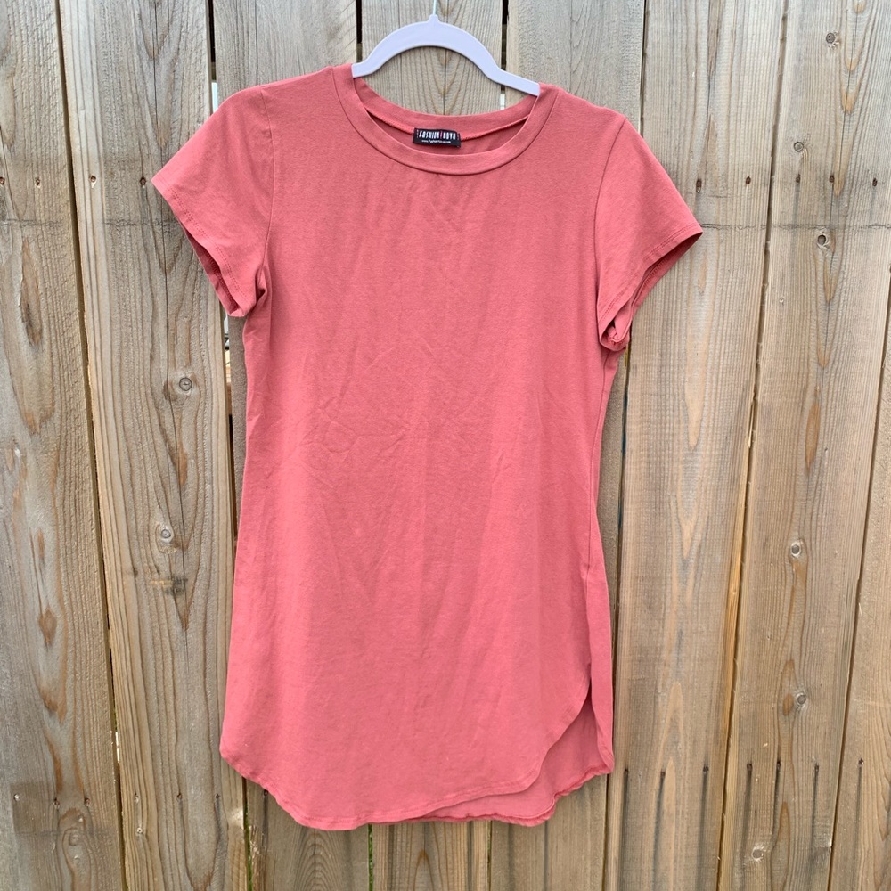 ❤️Fashion Nova Pink Tee Dress